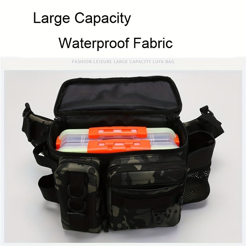Daiwa New Multifunctional Fishing Tackle Bag Wear-resistant Waterproof  Messenger Bag Waist Bag Fishing Bait Equipment