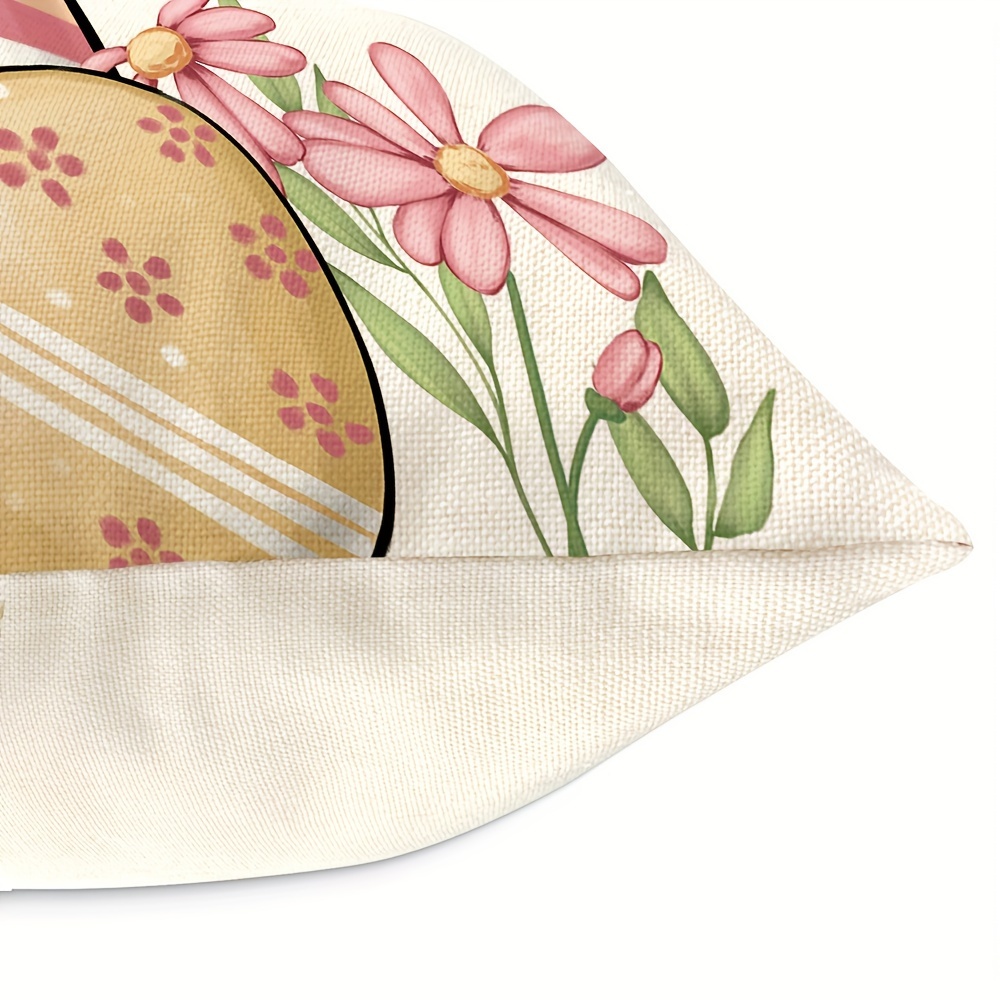 Farmhouse Easter Throw Pillow Covers Spring Easter - Temu