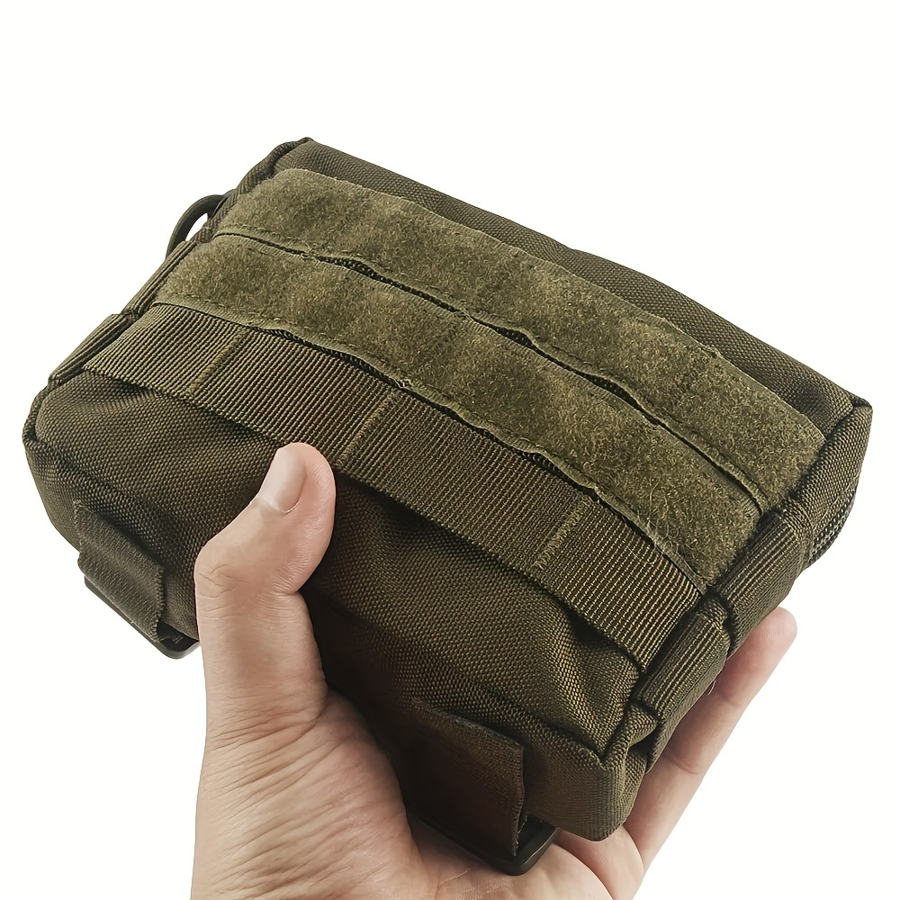 Bolsa táctica para cinturón Molle, bolsa militar para cinturón, funda EDC,  riñonera, bolsa para teléfono, senderismo, caza, CS (caqui) JAMW Sencillez