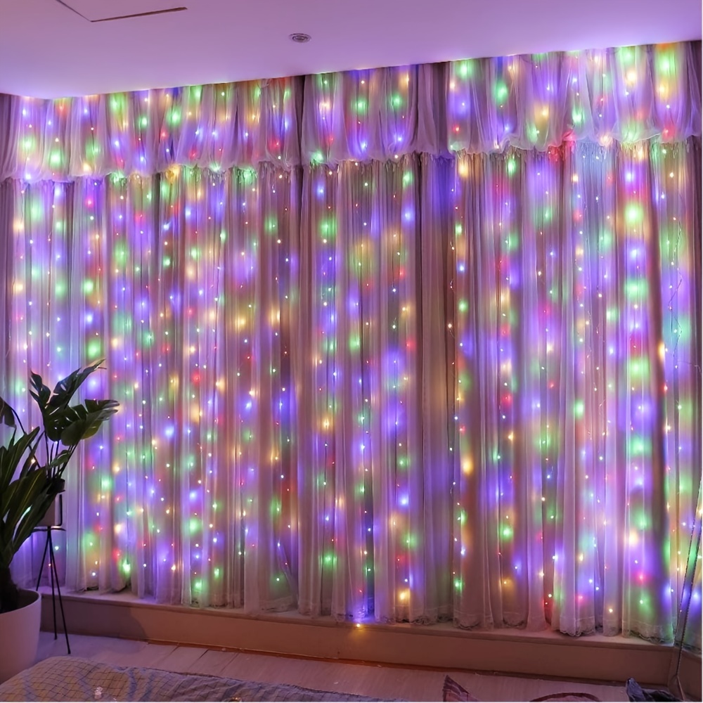 Led Curtain Lights Fairy Lights Decoration Chambre For - Temu