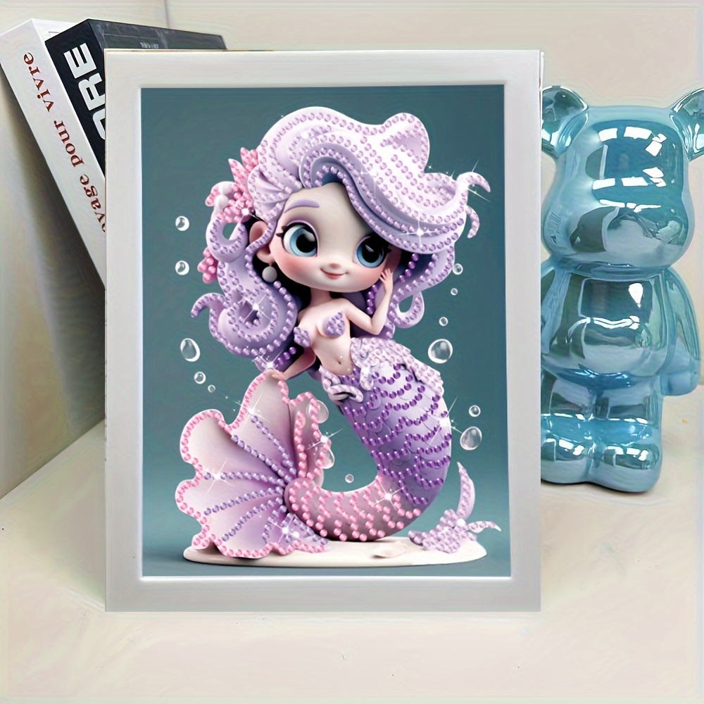 La Petite Sirène Disney Diamant Art Bricolage 5D Kits de Peinture de  Diamant pour Adultes et Enfants Plein Art de Forage par des Kits de Numéro  pour la Décoration à la Maison