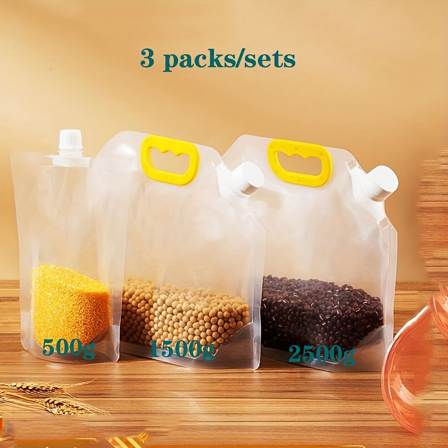 Bulk Food Storage Bags & Containers with Lids