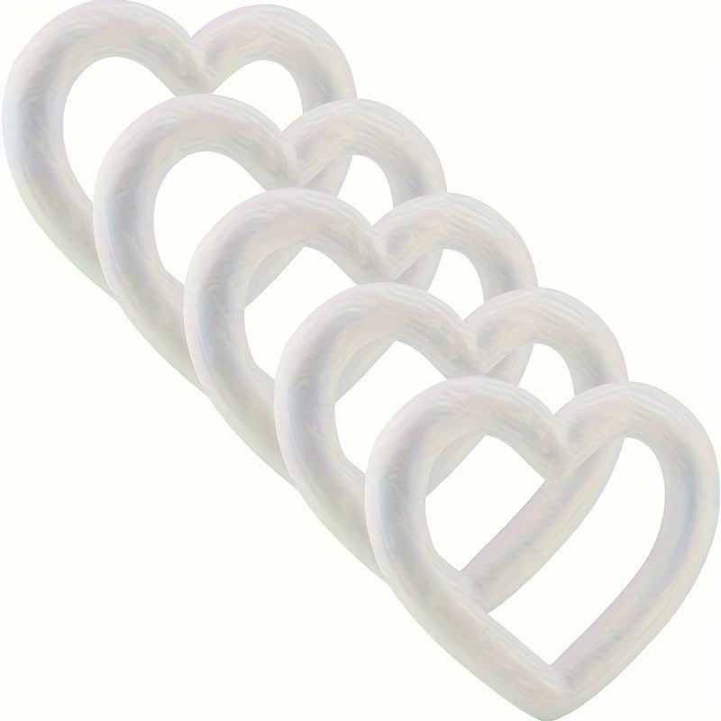 2.8 inch Foam Wreath Forms Round Craft Rings for DIY Art Florists Pack of 1 - White