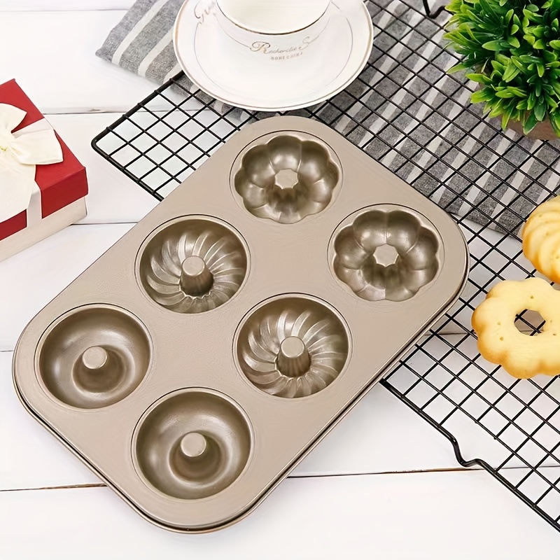 1PC Mini Bundt Pan, 8 Cavity Heritage Bundtlette Cake Mold