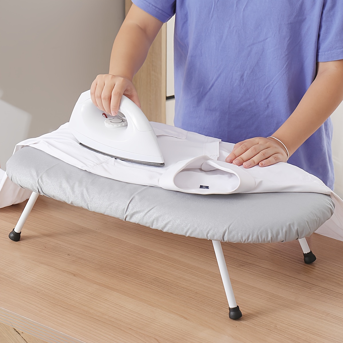 Portable Folding Ironing Pad Heat Resistant Travel Ironing Mat 2 In 1  Electric-ironing Board And Storage Bag Countertop Iron Pad - Ironing Boards  - AliExpress
