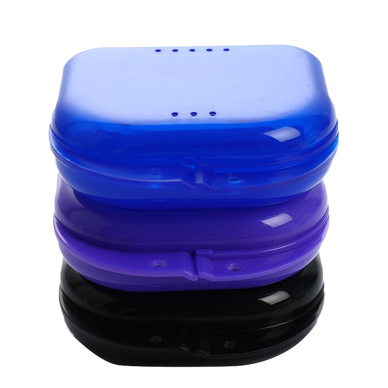 Plastic Tooth Storage Box for Dentures & Braces