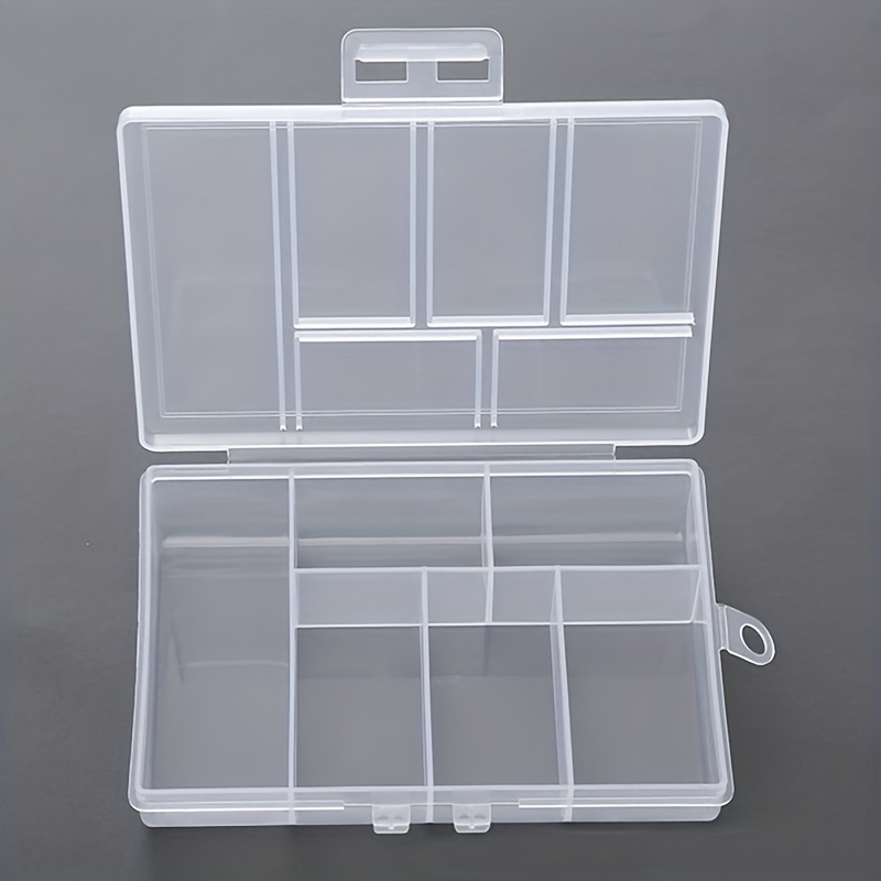 Clear Storage Boxes Beads Buttons Portable Convenient - Temu