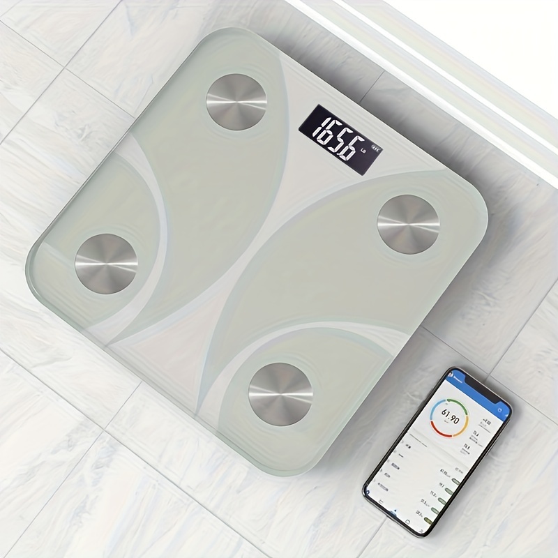 Smart Weight Scale, Smart Digital Weighing Machine With Body Fat Bmi  Measurement, Body Composition Analyzer For Home Bathroom Bedroom - Temu
