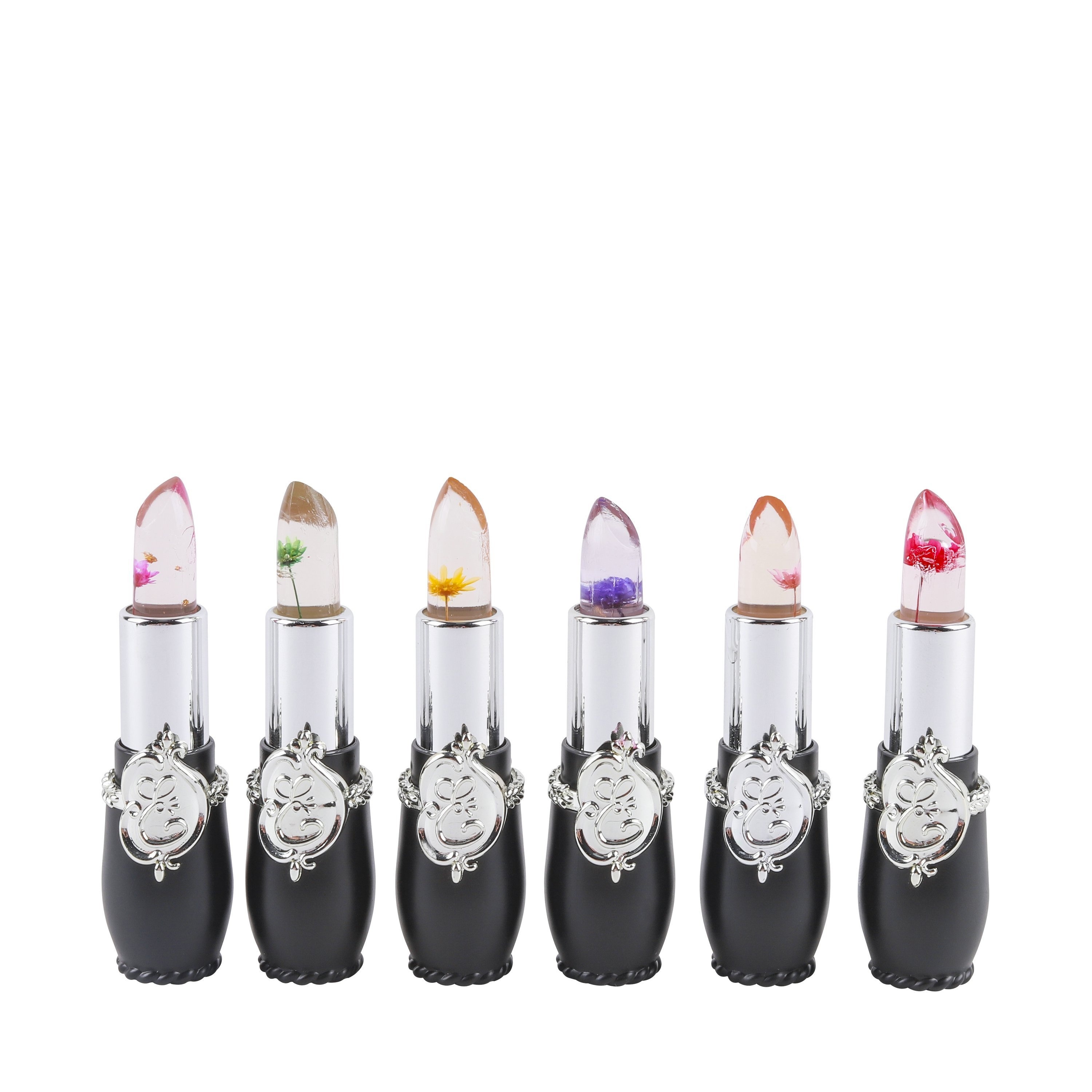 Black Flower Jelly Lipstick Long lasting Moisturizing - Temu Canada