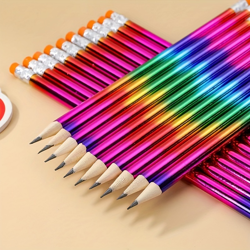 Rainbow Wooden Pencil Writing Pencils
