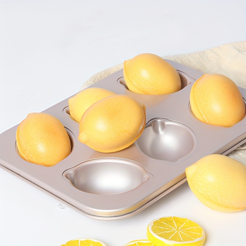 Juego Moldes Pasteles Limón Antiadherentes 4pcs Molde - Temu