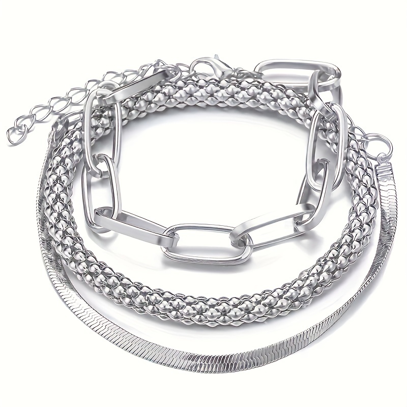 Necklace Set Men Silver, Jewelry Collar Colar