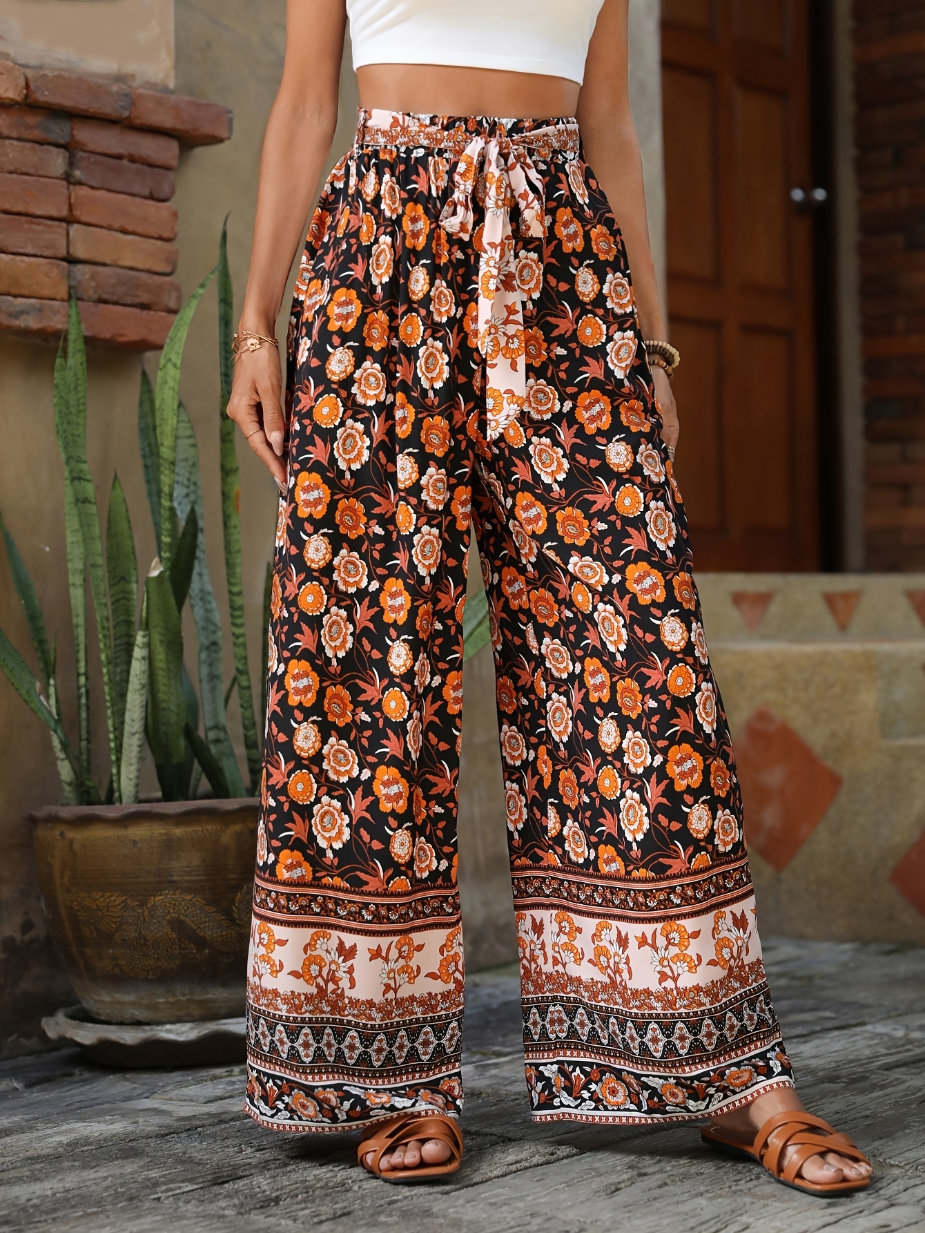Pantalones Naranjas - Temu Mexico
