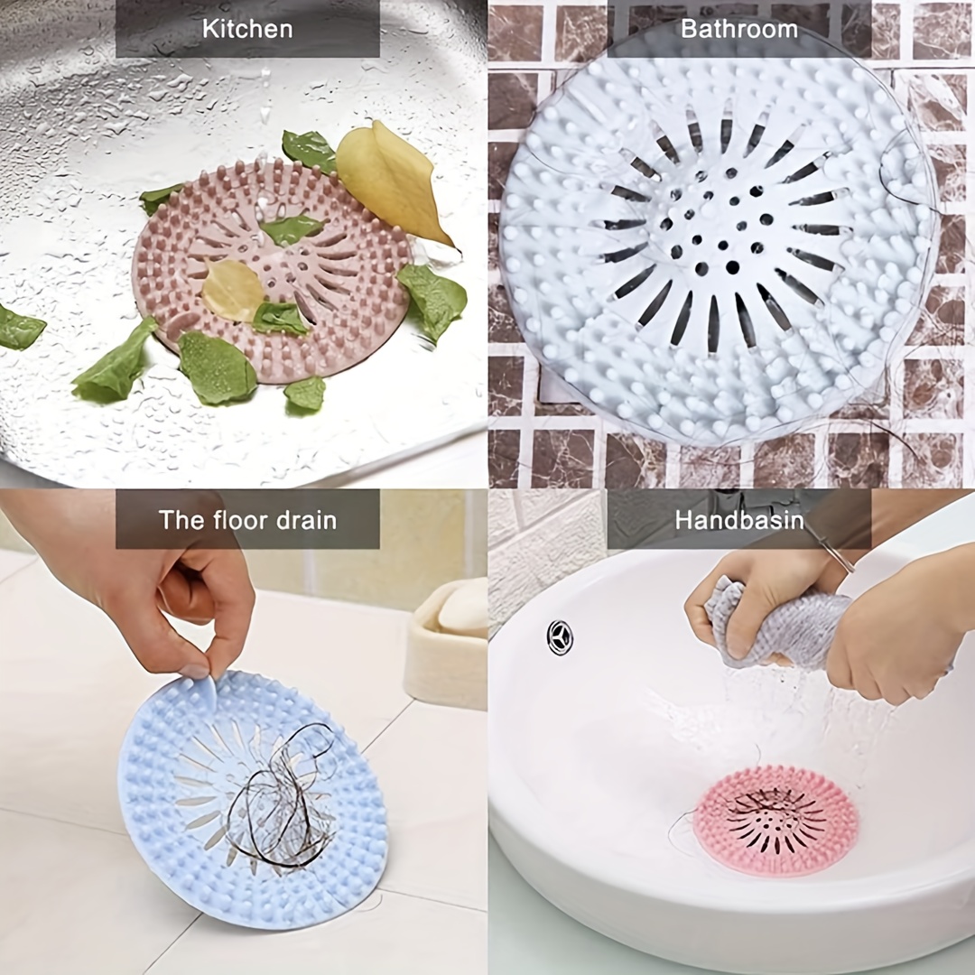 Bathroom Hair Catcher, Debris Filter, Hair Filter, Easy To Install And  Clean, For Bathroom Bathtub And Kitchen, Bathroom Accessories - Temu