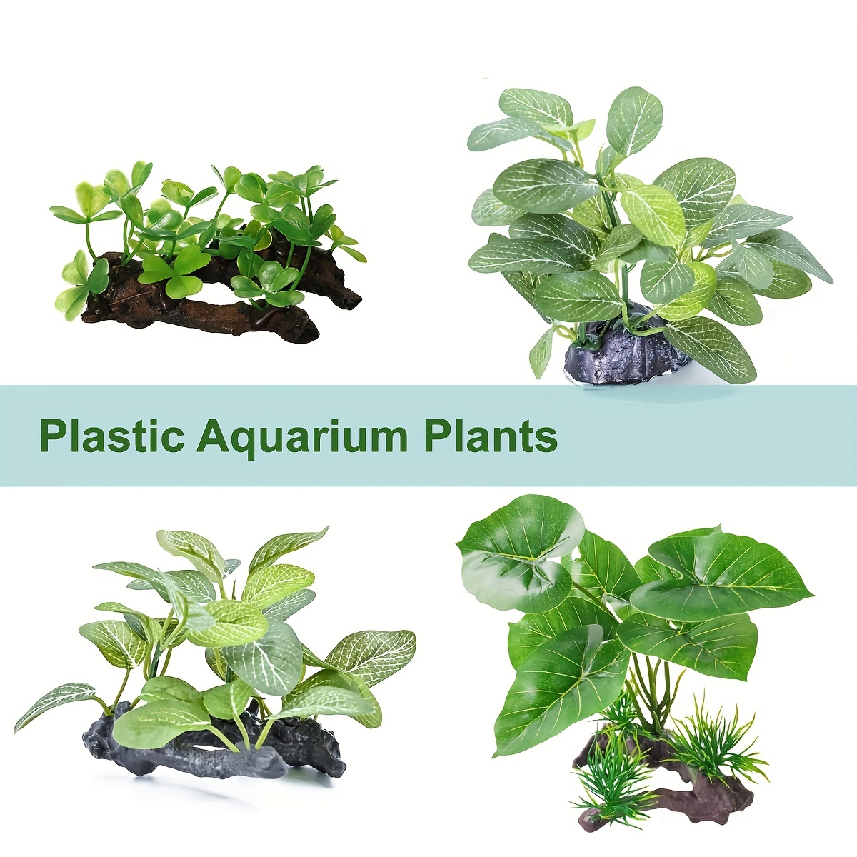 

1pc Aquarium Fish Tank Decor - Plastic Water Grass Simulation Plant For Landscaping & Plants Decoration