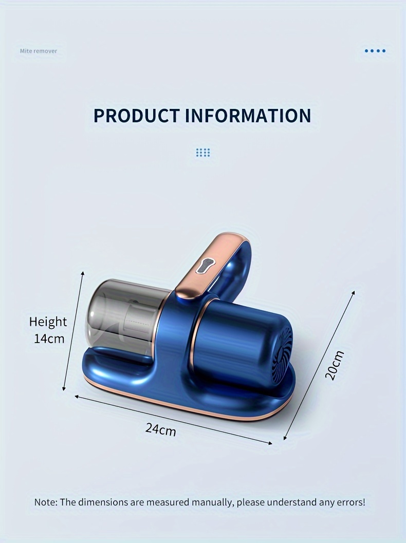 Mite Remover Uv Esterilizador Hogar Cama Ácaro Aspiradora - Temu Chile