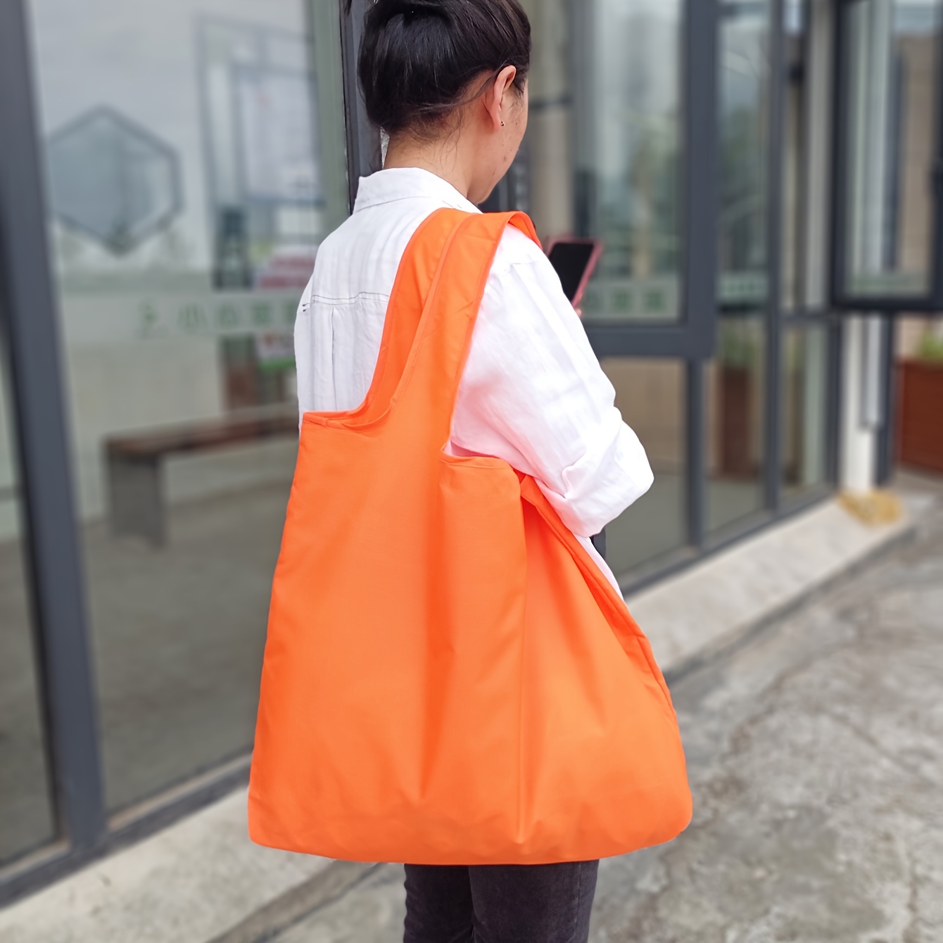 Foldable Shopping Bag Portable Large Capacity Grocery Bag - Temu