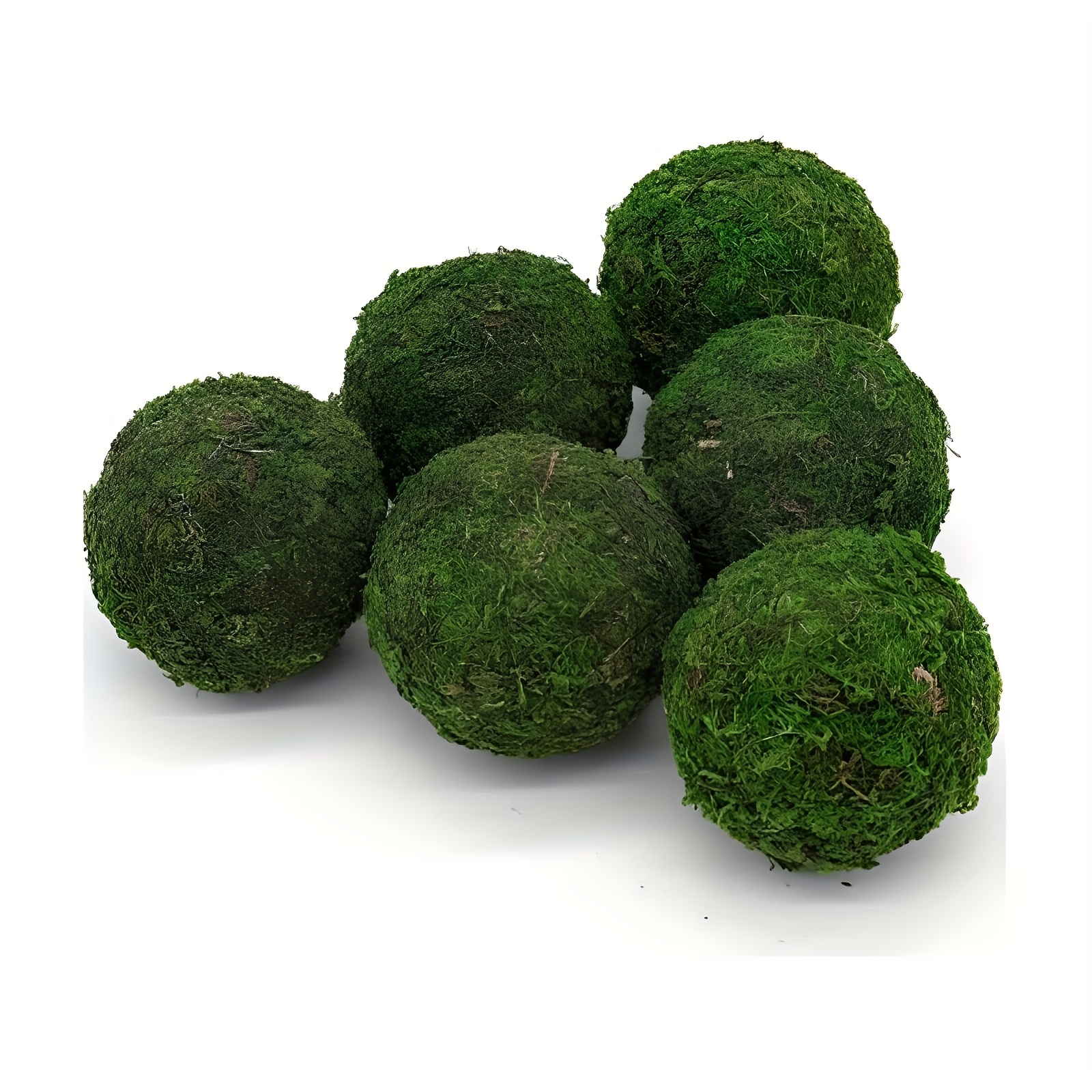 5pcs Natural-Looking Artificial Green Moss Ball for DIY Decor and Home  Decor - Perfect for Shop Windows, Hotels, and Offices - Adds a Touch of  Nature