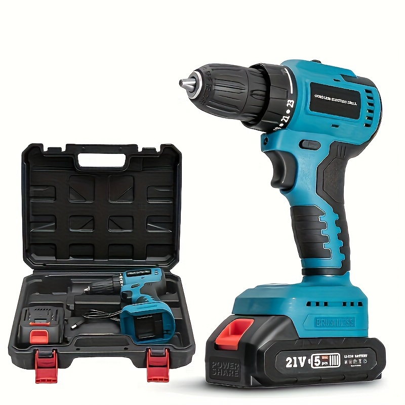 Rechargeable Mini Hand Drill Cordless 21v Multifunctional - Temu