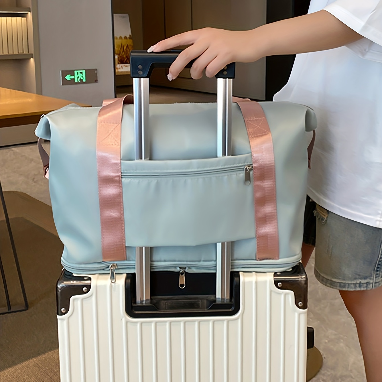 Travel Bag Luggage, Fitness Handbag, Large Luggage, Shoulder Bag