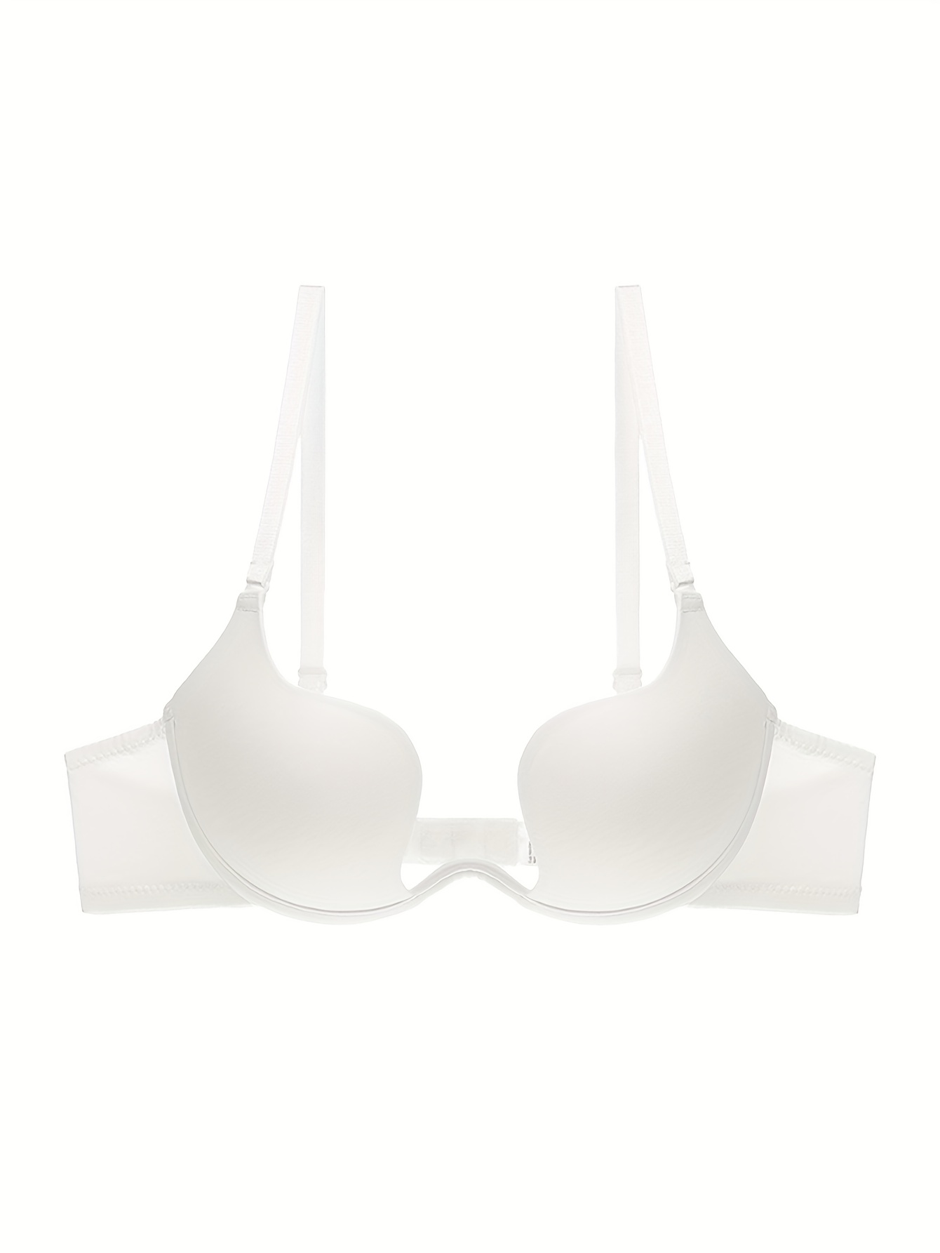 Varsbaby Lace Strapless Invisible Push-up Bras for Women (34B