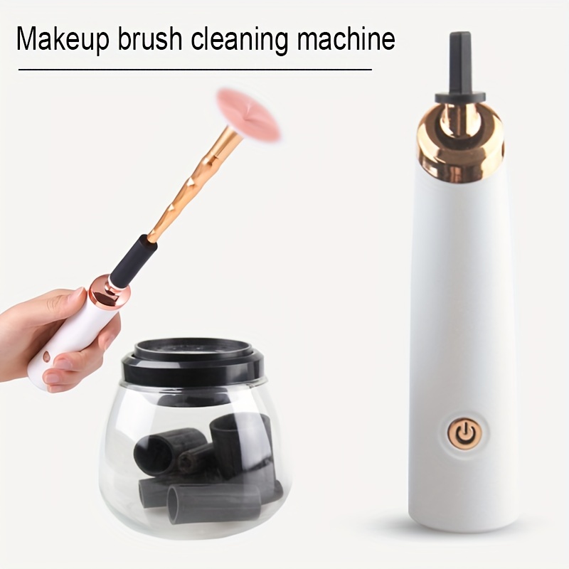 Makeup Brush Cleaner, 1pc Electric Makeup Brush Cleaner Suitable For All  Sizes Of Brush Automatic Rotary Machine Makeup Brush Beauty Blender