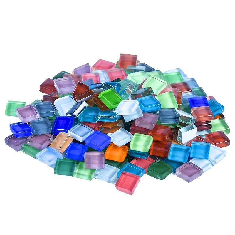 Glasmosaik & Bastelmosaik - Mini Dreiecke aus Glas - Blaumix