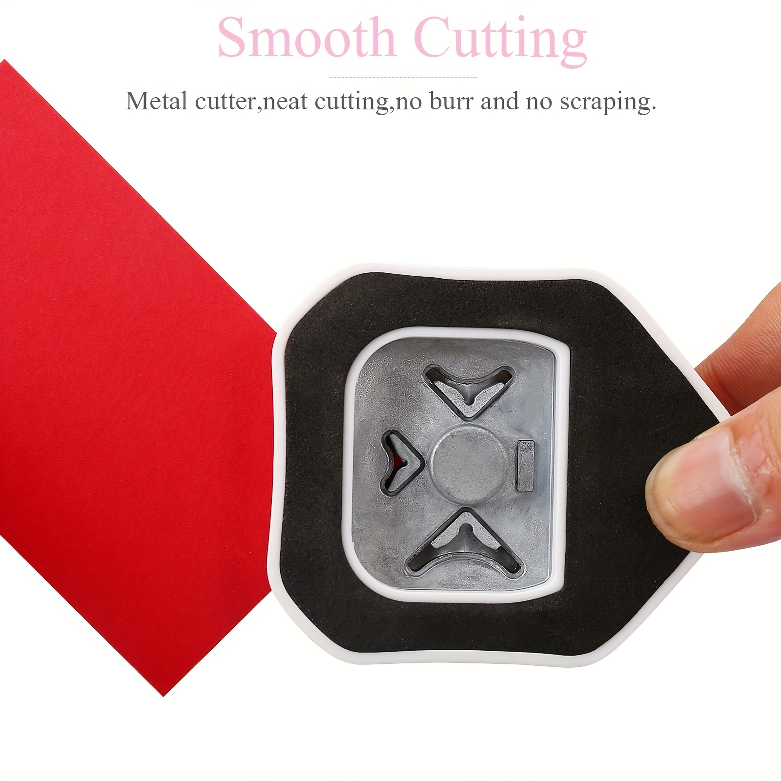 ECOHU Round Corner Punch 3 in 1-3 Way Corner Puncher Cutter for Paper Craft  (R4mm+R7mm+R10mm) for Cutting Different Corners DIY Projects Card Making &  Scrapbooking Coner Punch B