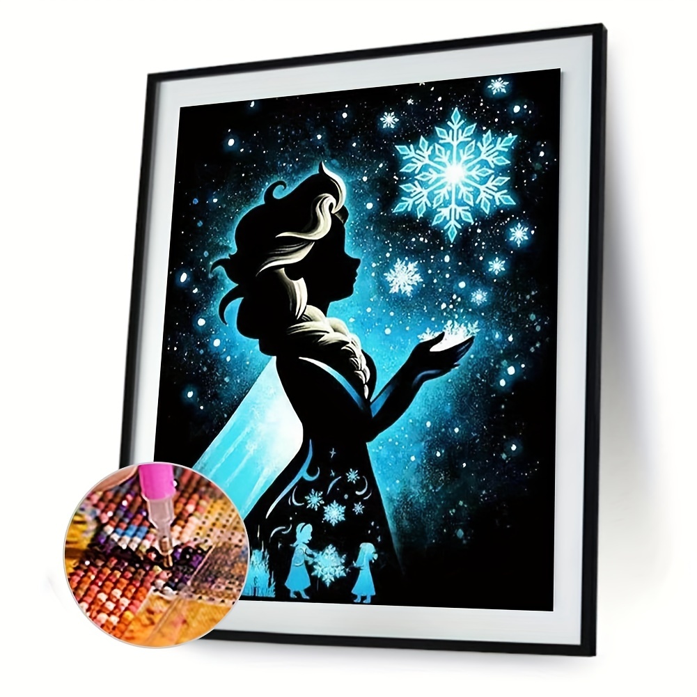 1pc 5d Diy Diamond Painting Kits Adultos Niños Flower Girl - Temu