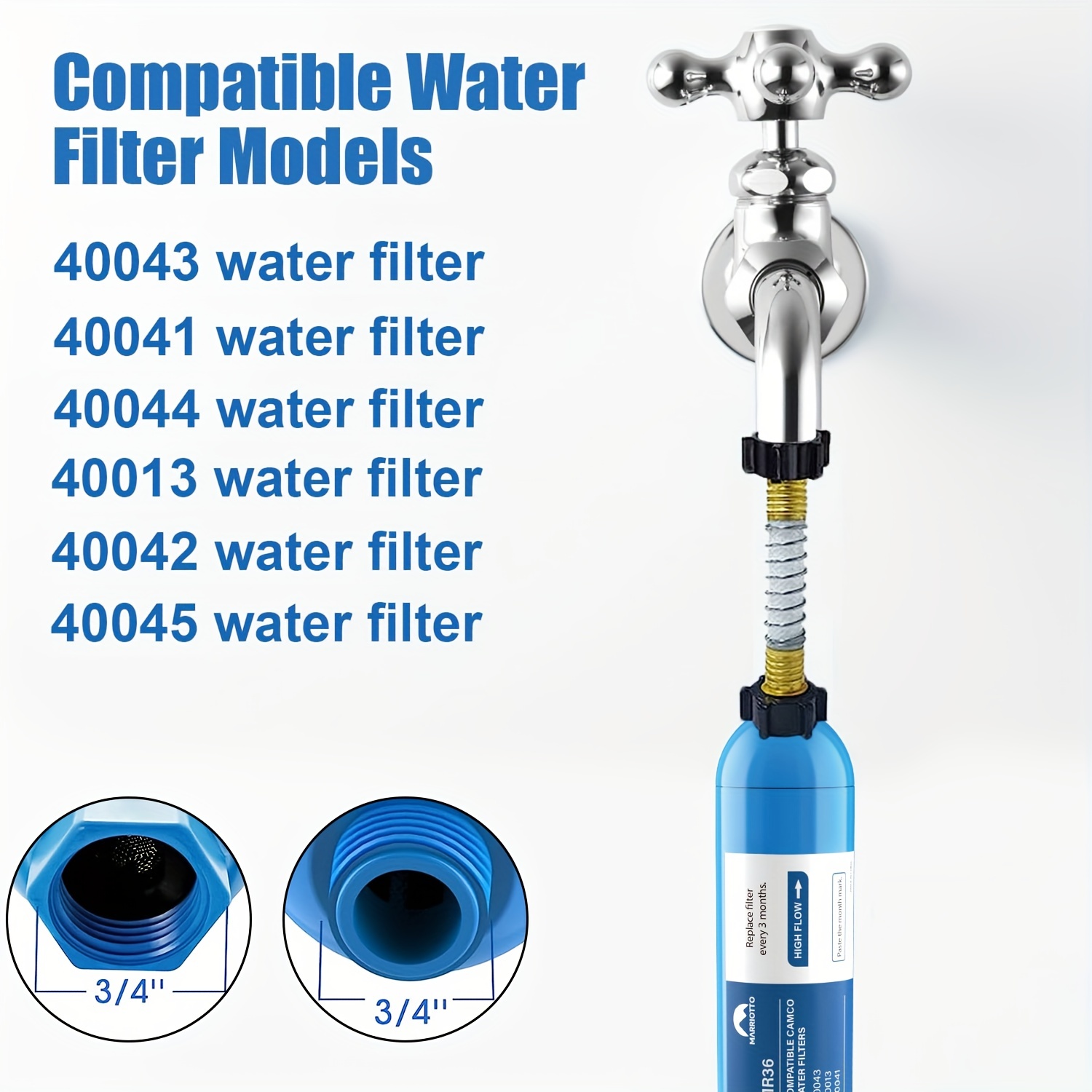 Camper/ Rv Water Filter Compatible With 40043 - Temu