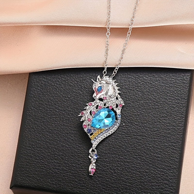 Seahorse Pendant Necklace for Men