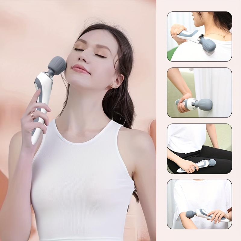 Electric Massage Stick, Handheld Household Vibration Massage Hammer,  Portable Shoulder Waist Back Massager, Waterproof & Usb Charging, Great  Gift For Men And Women - Temu