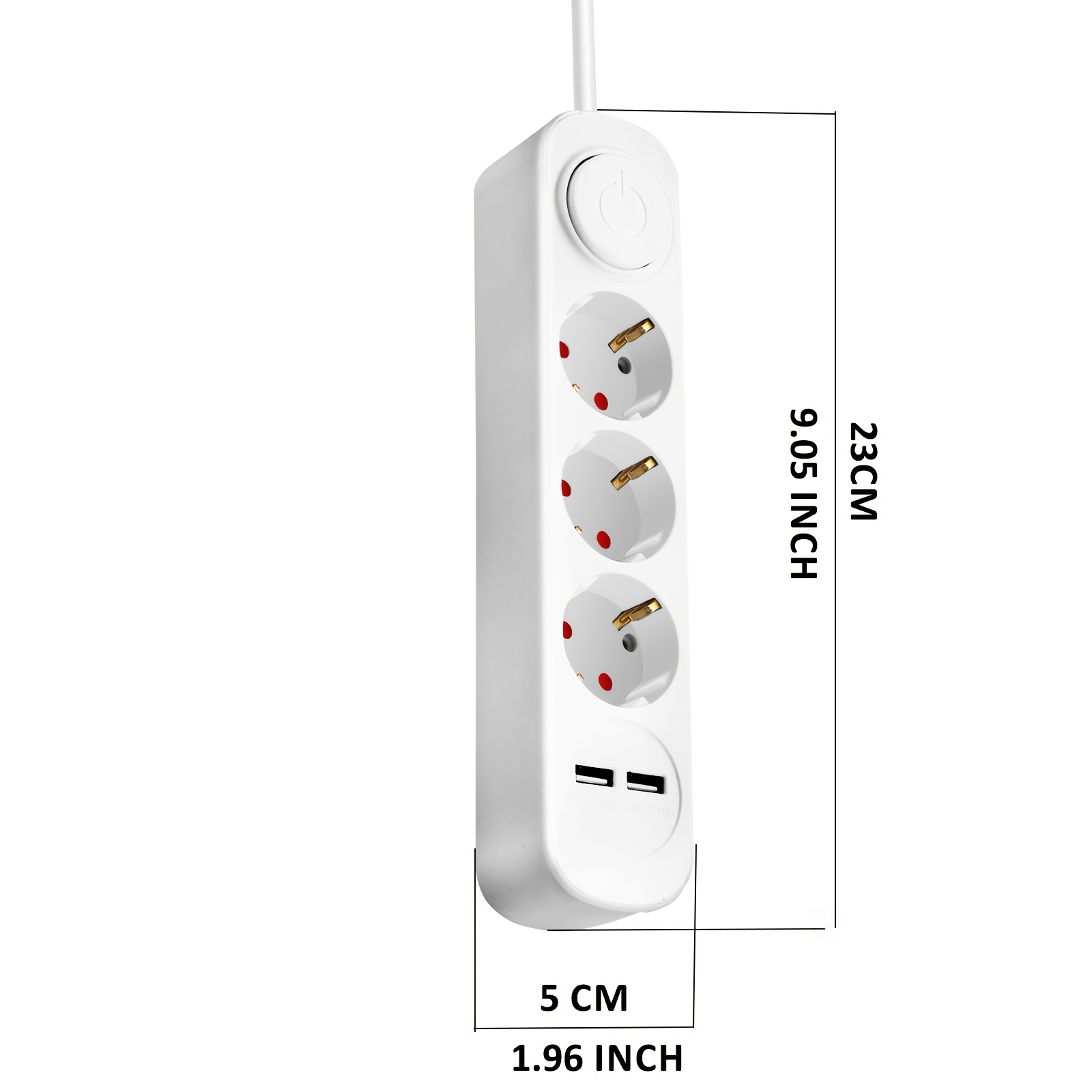 Rallonge Électrique Avec USB Prise Multiple 3 Voies RealMade - Temu Belgium