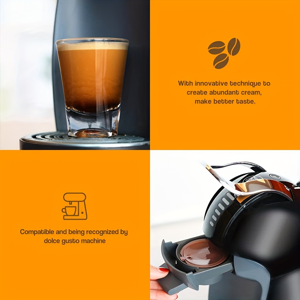 3pcs Refillable Dolce Gusto Coffee Capsule Nescafe - Nespresso 1/2