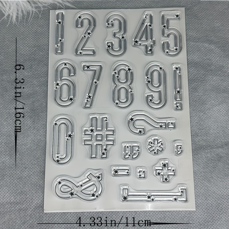 Book Happy Birthday Star Rubber Stamp Transparent Pvc - Temu