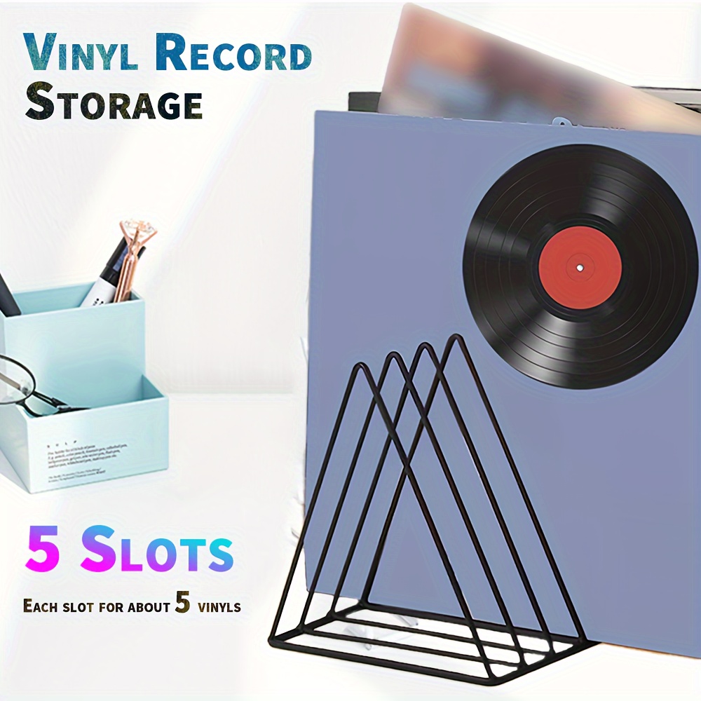 Rangement pour disques vinyles pour 80 à 100 LP Support pour disque vinyle  en métal