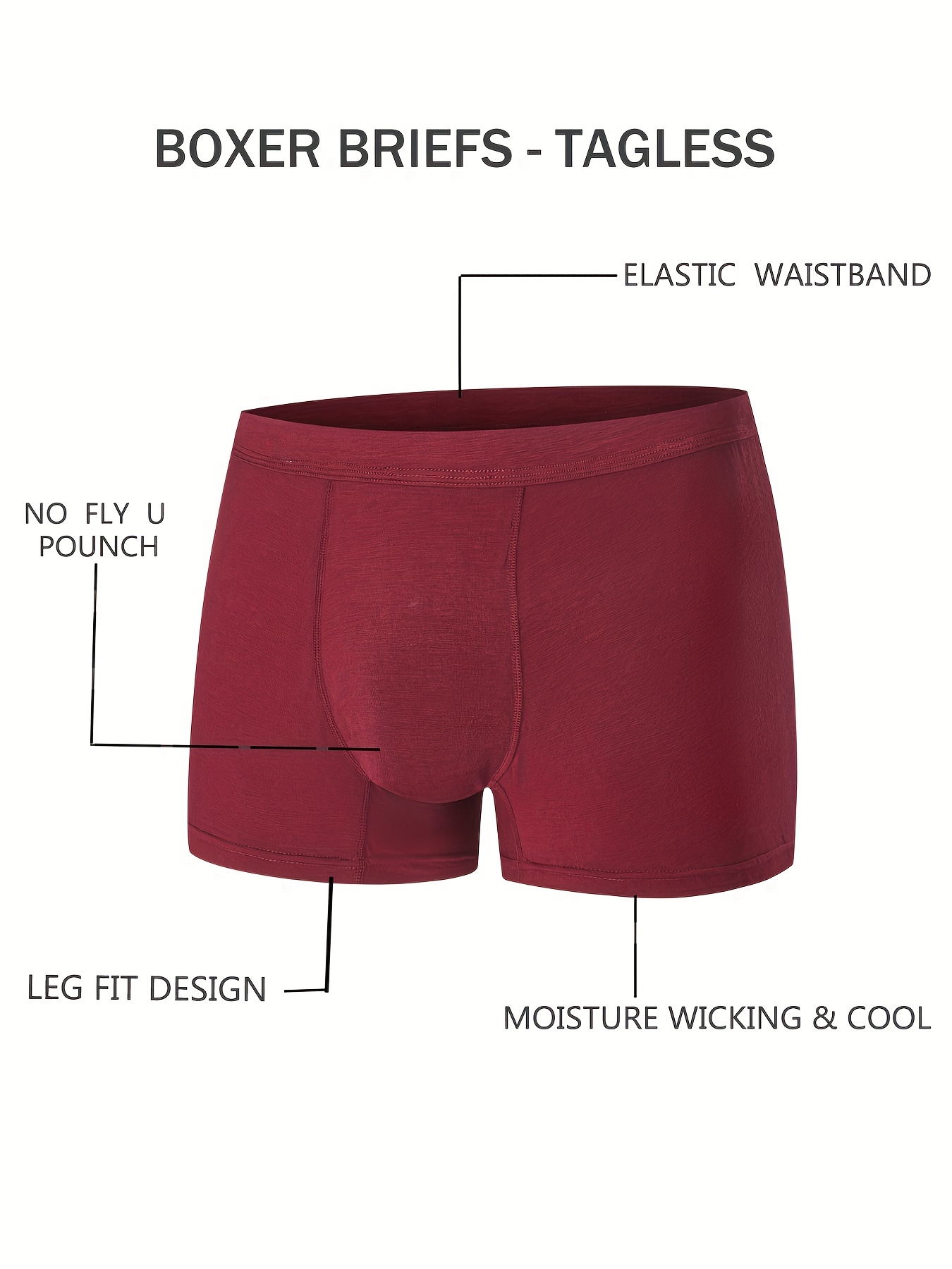 Premium Photo  Breathable and moisturewicking performance boxer briefs  designed to keep you cool and dry during active pursuits while offering  optimal support Generated by AI