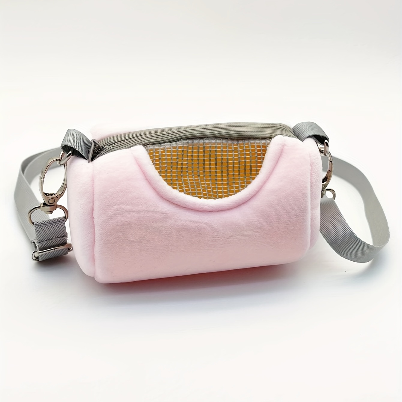 Mini Cylinder Bag in Pink Leather