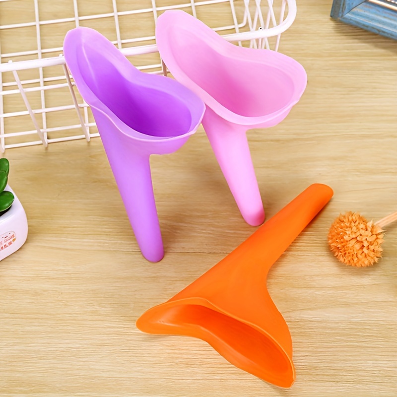 Silicone Pee Funnel Standing Piss Female Urinal Travel Femme - Temu
