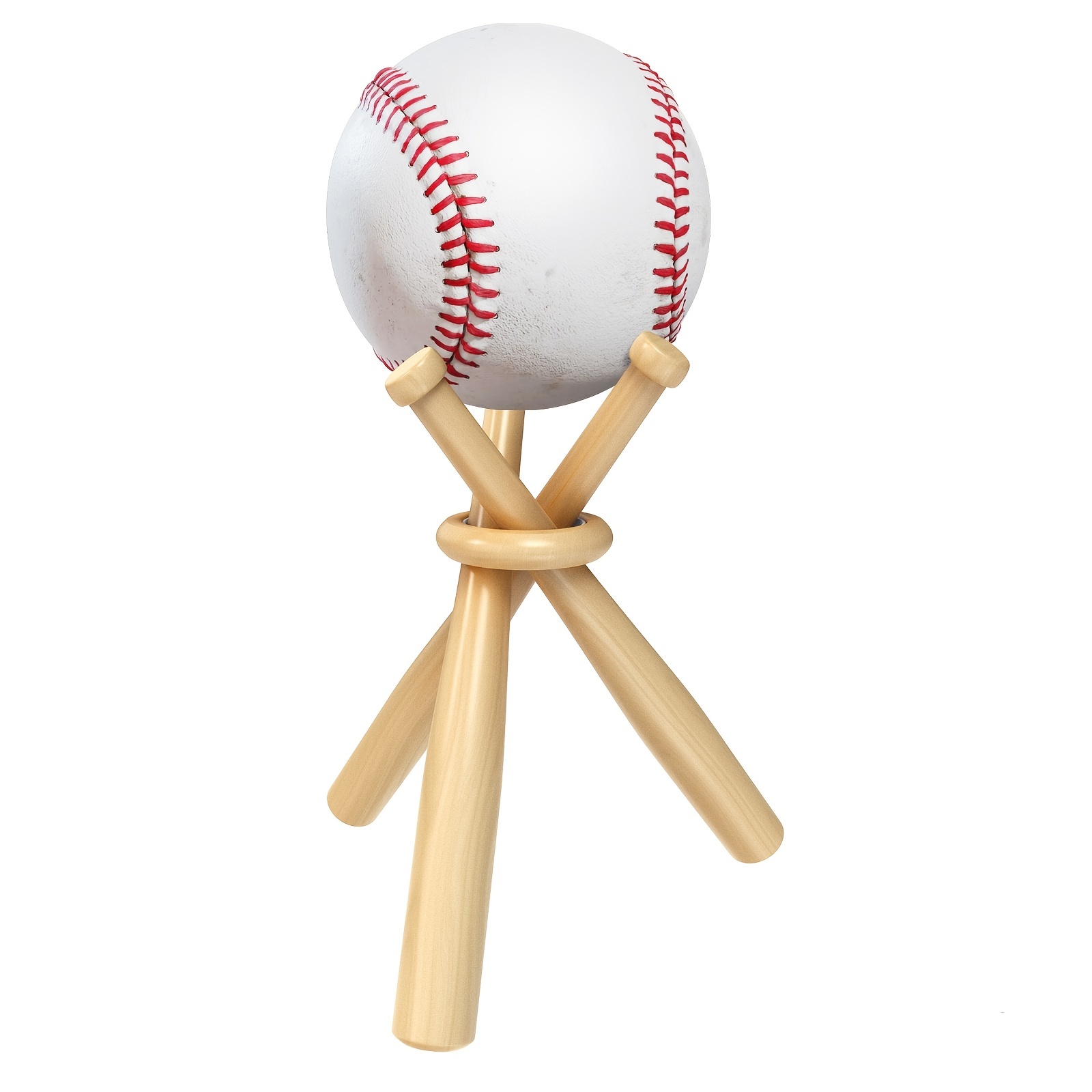 Baseball Display Stand Log Color