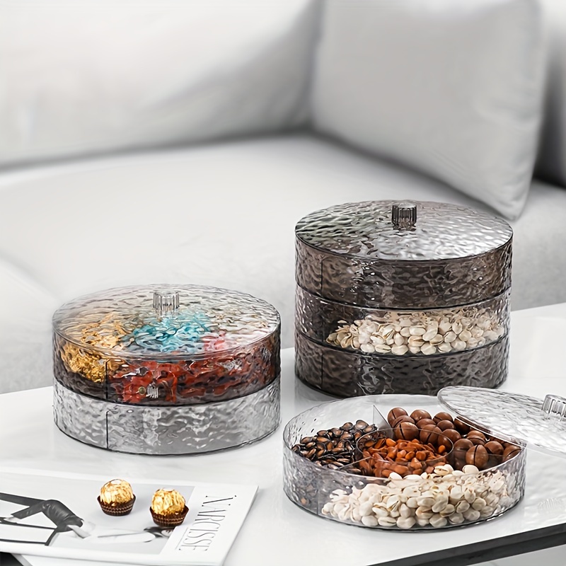 Storage Containers Rotating Food Storage Box Multiple Layers