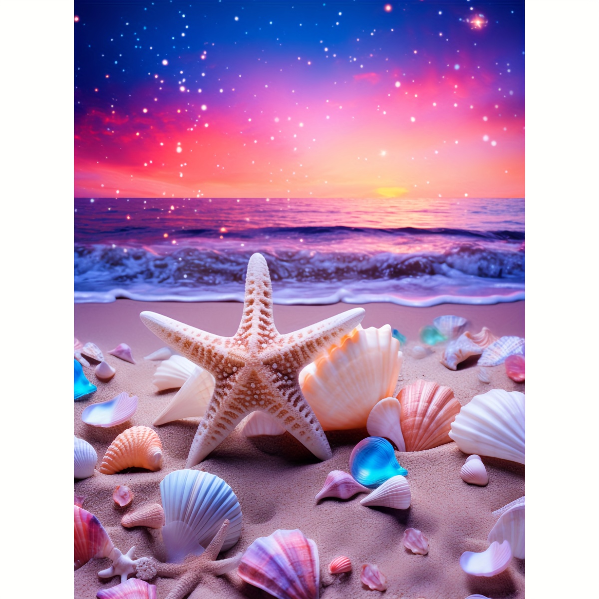 Paint Your Own Sea Shell Art Kit Art Supplies Art Crafts Kit - Temu United  Arab Emirates