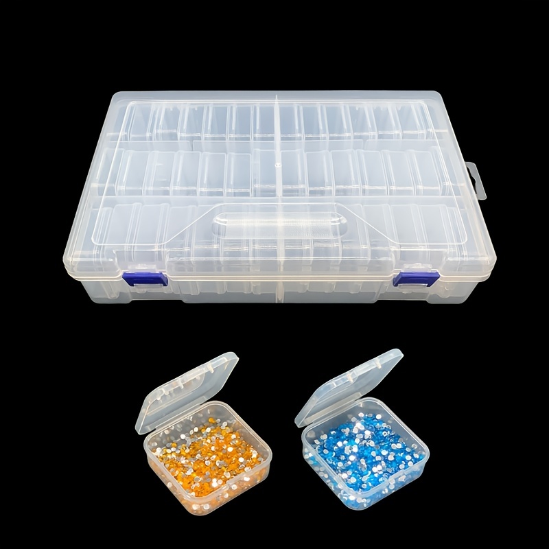 Storage Box Plastic Diy Diamond Painting Bead Storage - Temu