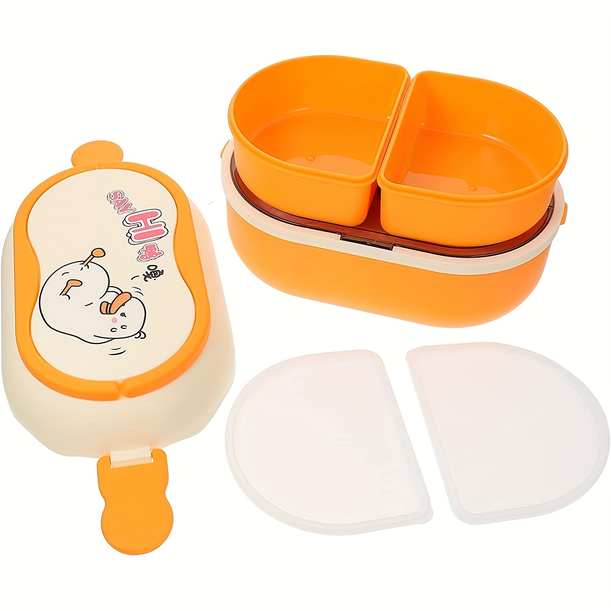 Kids' Adorable Cartoon Lunch Box Perfect For School - Temu