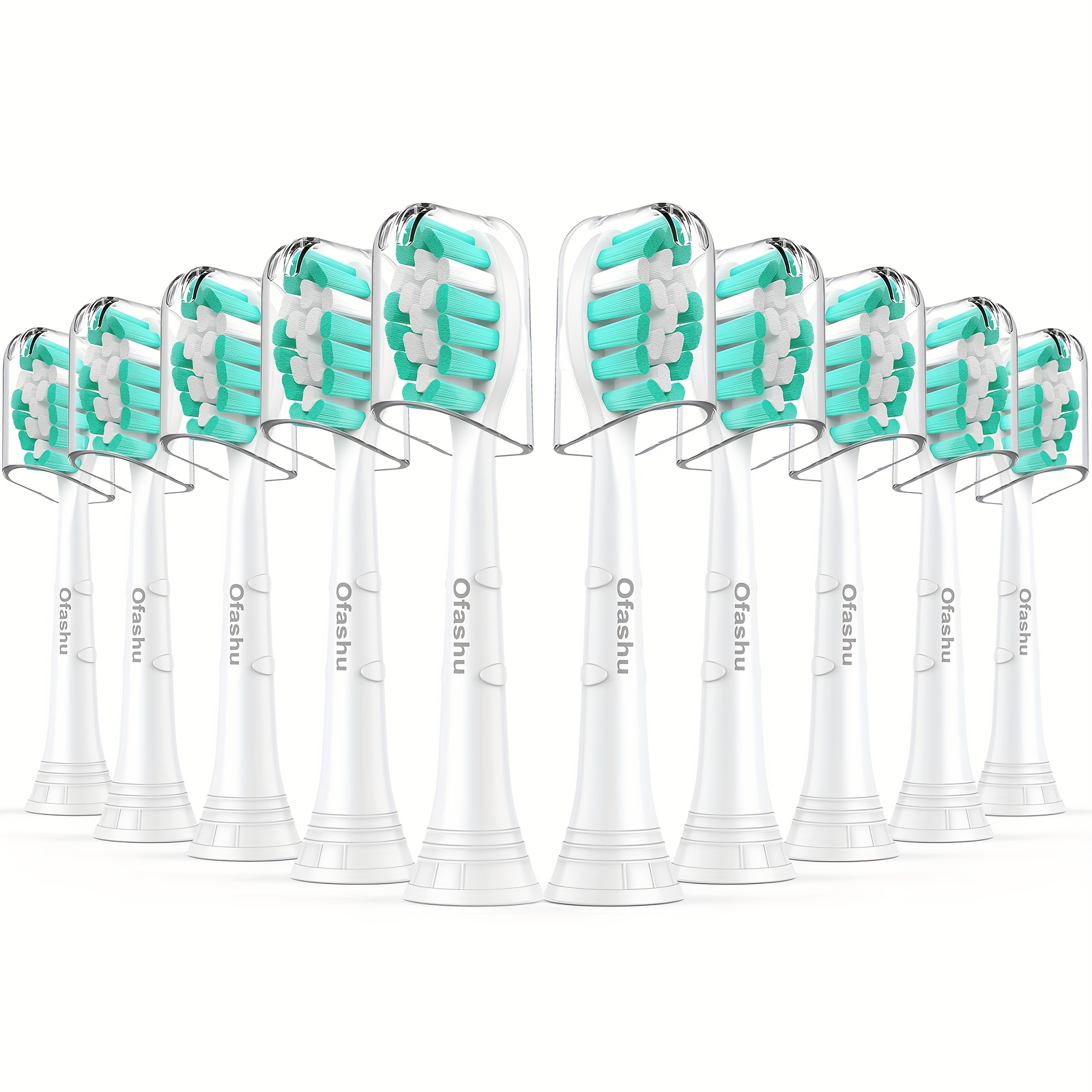

10pcs Replacement Toothbrush Heads, Suitable For Philips Sonicare, Professional Electric Toothbrush Heads, Brush Heads Suitable For Philips Sonicare Replacement Heads