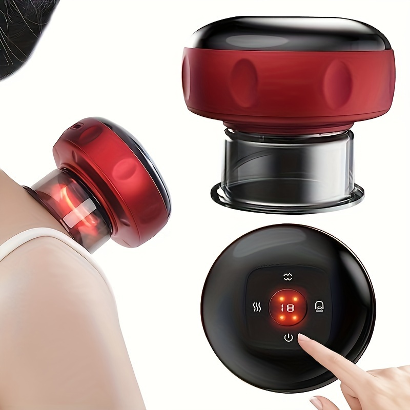 Intelligent Vacuum Cupping Massage Device Electric Heating - Temu