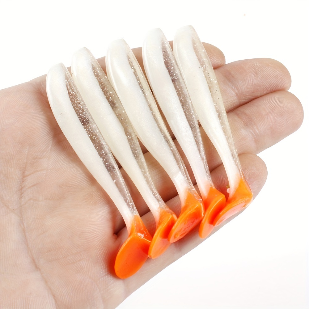 Double Color Silicone Fishing Lure Bass Pike Soft Bait - Temu