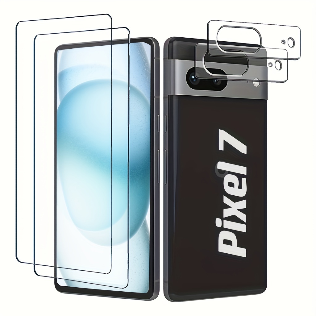 2 Paquetes Protectores Pantalla Vidrio Google Pixel 7a - Temu