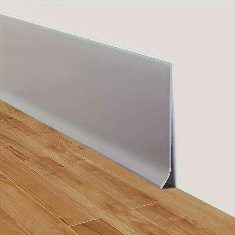 Garniture de plinthe autocollante, plinthe murale en vinyle flexible,  moulure de plinthes en vinyle en caoutchouc for salle de bain, chambre,  cuisine, bureau ( Color : Grey , Size : 10m/32.8ft ) : : Bricolage