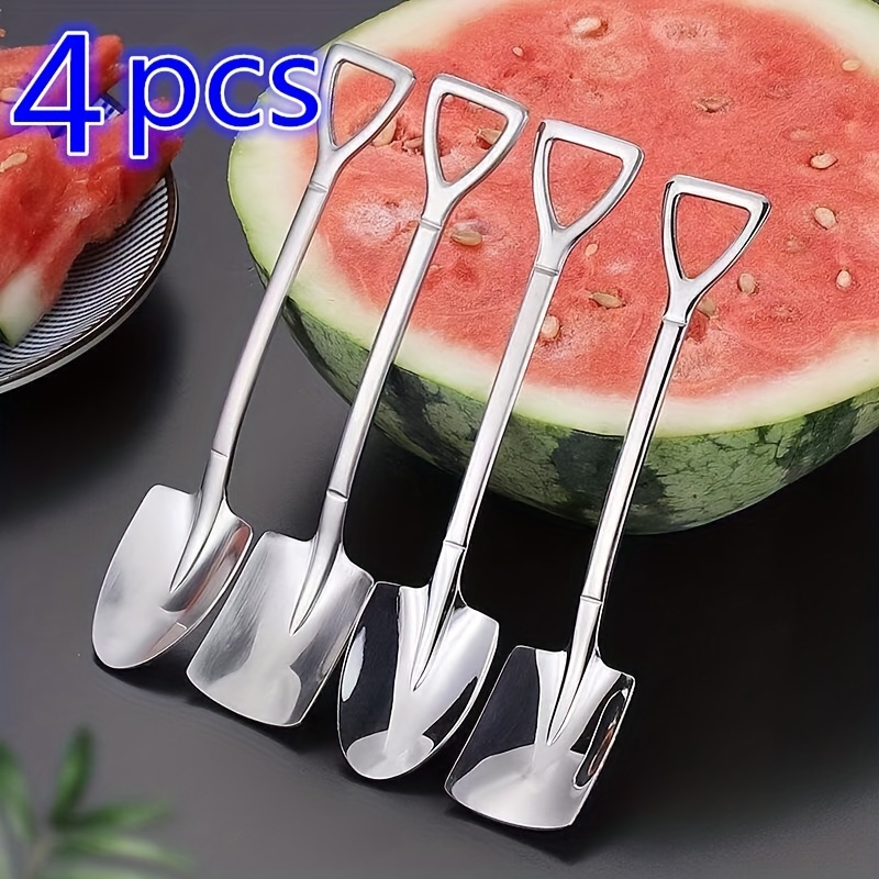 

4pcs Set Stainless Steel Shovel - & , For Kitchen And Restaurant Use